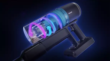  PowerCyclone 8: powerful suction with minimal battery use